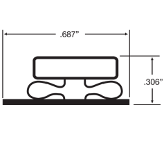 ZERO ZONE- P1035(Door Gasket)