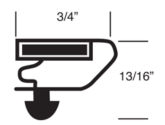 UTILITY-P1055 (Door Gasket)