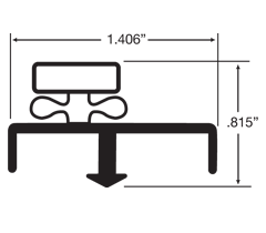 TAFCO-P1058 (Door Gasket)