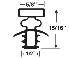 COLDMATIC (Door Gasket) 8ft length