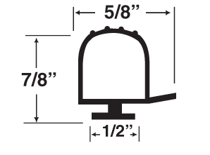 CLARK (Door Gasket) 8 ft length