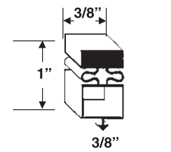 TRUE- 3442 (Door Gasket)