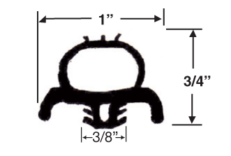 FOSTER (Door Gasket) 8ft length