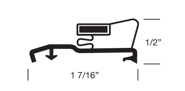 MCCALL-2771 ( Door Gasket)